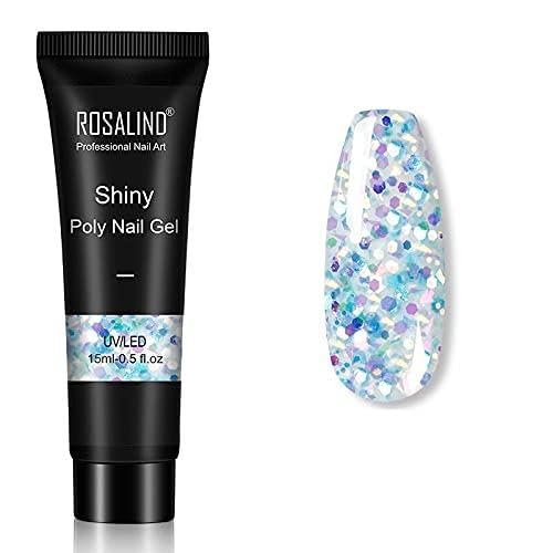 ROSALIND NAIL EXTENSION GEL from BELLE GAGA ™ 15ml Poly Nail Gel Poly Extension Gel Builder Gel for Starter DIY Manicure Nail Art Design Supplies (RE09-25)