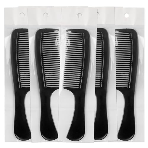Peignes en plastique à dents longues pour démêler les cheveux épais sans douleur