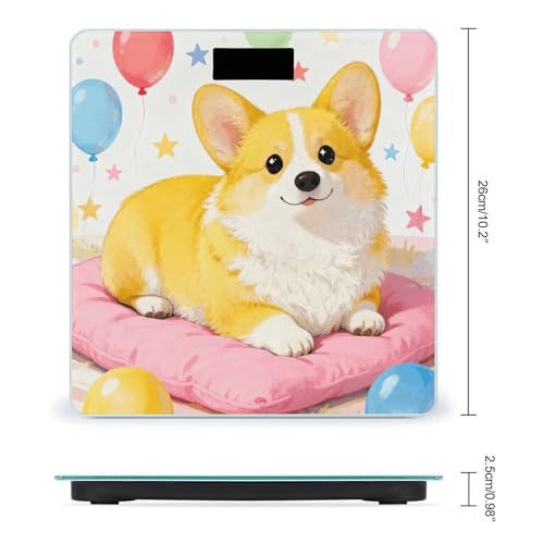 Corgi Báscula Digital de Baño Precisa y Estable miniatura 2
