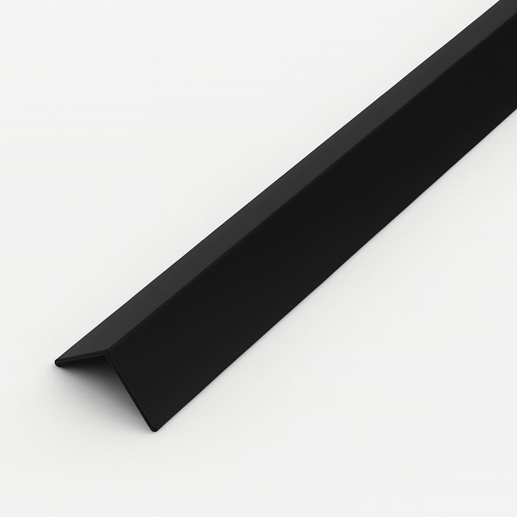 Home Smart Black H-Smart Pvc Angle Trim 40Mm X 40Mm X 1M – 1 Pack