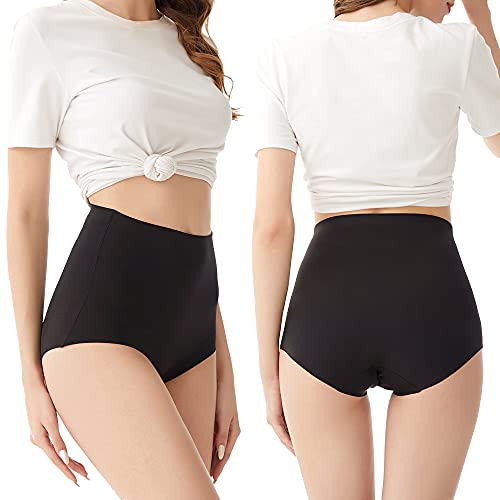 Image of FallSweet No Show High Waist Briefs Underwear for Women Seamless Panties Multi Pack
