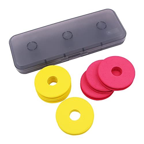 ANCLLO 12pcs Fishing Foam Spools, Fishing Line Storage Pack, Plastic Box Included, Black - Image 3