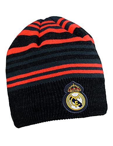 R ROGER'S Gorro Rayas Real Madrid Producto Oficial - Adulto y niño (Adulto, One_Size) Cover