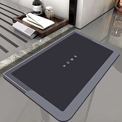 comfoyar 2 Piece Bath Mat, Non-slip Bathroom Mats, Water Absorbent and Quick Dry Bathtub Rug and Toilet Mat - Image 2