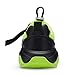 Hetios Lightweight Breathable Athletic Running Shoes Boys Girls Sneakers Fashion Sport Gym Jogging Tennis Walking Shoes Green&Black Little Kid US Size 12.5