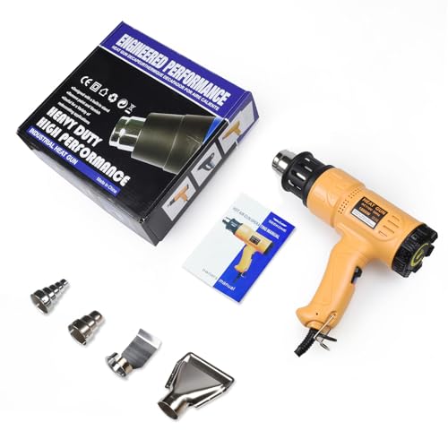 Seekone SDL-2816 Heat Gun 1800W 122℉-1202℉（50℃- 650℃）Fast Heating Heavy Duty Hot Air Gun Kit Variable Temperature Control Overload Protection thumb #6