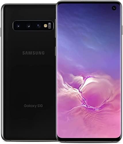 Samsung Galaxy S10 128GB 6.1" 4G LTE Fully Unlocked, Prism Black (Renewed)