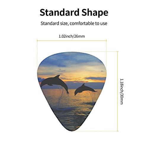 Médiators en celluloïd coloré en forme de dauphin – 3 épaisseurs différentes – Pour basse, amateurs de musique – Pour guitare électrique et acoustique – Comprend 0,46 mm, 0,71 mm, 0,96 mm - Les Beatles, Paul McCartney, John Lennon, RIngo Starr, George Harrison Médiators en celluloïd coloré en forme de dauphin - 3 épaisseurs différentes - Pour basse, amateurs de musique - Pour guitare électrique et acoustique - Comprend 0,46 mm, 0,71 mm, 0,96 mm – Image 5