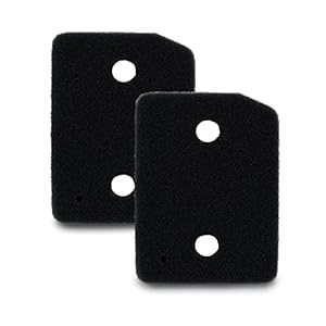 2er Set Filter für Miele 9164761 Trockner Wärmepumpentrockner Fein-Grob | 207 x 157 x 30mm | Schwammfilter Filtermatte Kondenstrockner Fusselfilter Schaumstoff Schaumfilter Sponge