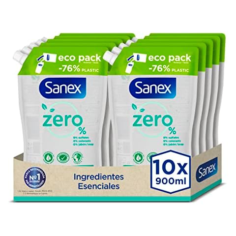 Sanex Zero%, Gel de Ducha Hidratante para Pieles Normales Cover