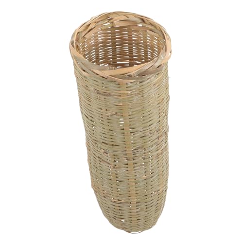 KOMBIUDA Elegant Bamboo Woven Wine Strainer Dreg Filtering Tool for Pure Wine for Outdoor Activities