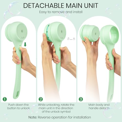 Keweis QZY-808 Electric Body Brush Back Scrubber thumb #4