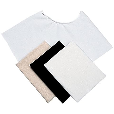 Amoena Bra Pockets for Prosthesis, White Cover