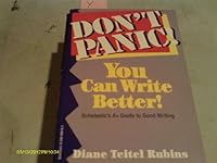You can write better (Don't panic!) 0590999702 Book Cover