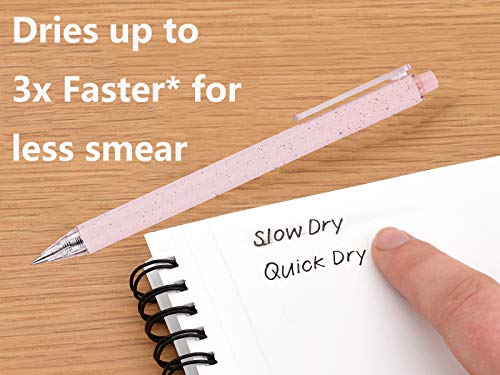 Riancy Set Of 12 Retractable Gel Pens Stylish Cute Pink Pen With Smooth Writing Black Ink For Note Taking- Great For School, Office, Or Personal Use #TOP5