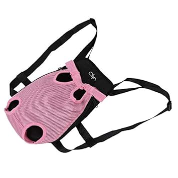 ELECTROPRIME Ventral Carry Bag for Dog Cat Pet M Pink H6O3