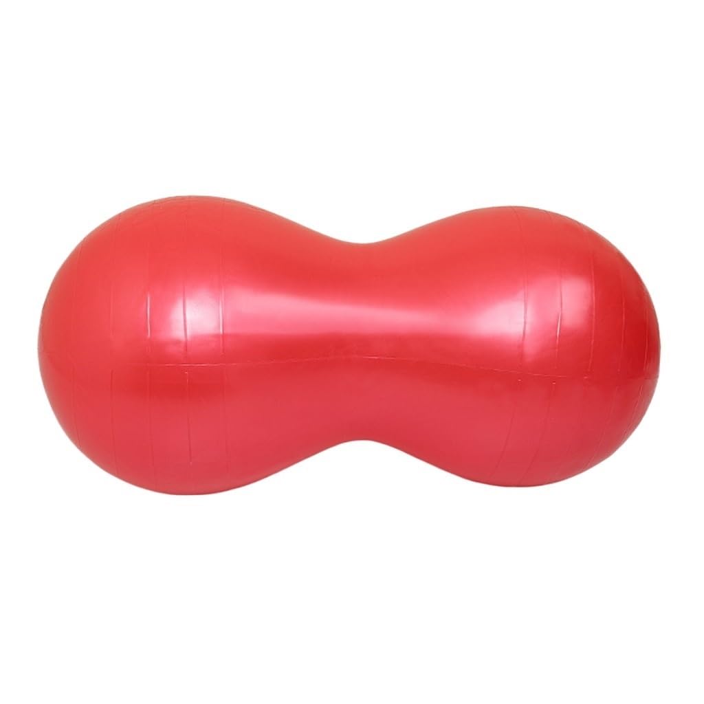FiavUs Peanut Yoga Ball, Sensory Toys for Autistic Children, Kids Wobble Balance Ball, Wiggle Seat for Kids Vestibular Stimulation (Color : Red)