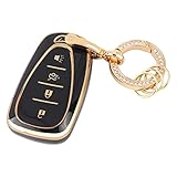 CARFIB Key Fob Cover for Chevy Chevrolet Accessories Blazer Bolt EV Equinox Malibu Camaro Spark Trai