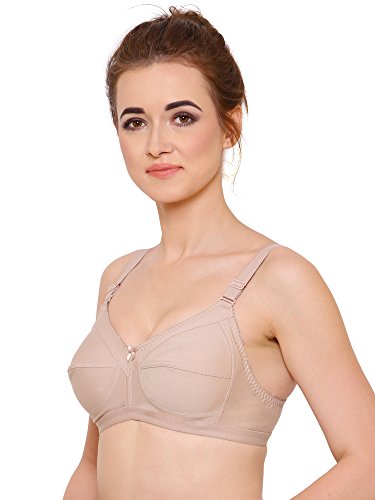 Image of INKURV Full Coverage Cotton Bra for Heavy Bust| Minimizer Bra for Women| Anti-Sagging Breast Lift Up| Non-Wired| Non-Padded Daily Use Bra for Ladies| Combo of 2