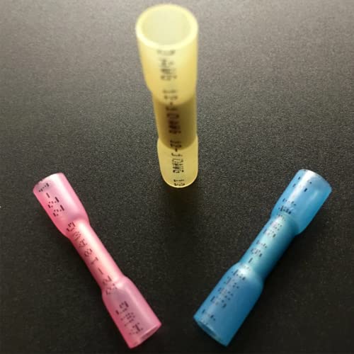 Inscool H002 200Pcs Heat Shrink Butt Connector, Waterproof Crimp Electrical Wire Connector thumb #6