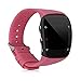 kwmobile Pulsera Compatible con Polar M400 / M430 - Brazalete de Silicona y TPU - Rosa Palo