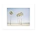 California Wall Art, Venice Beach Palm Tree Art, Santa Monica Coastal Wall Decor, Tropical Beach Picture, 8x10 Matted Photographic Print (fits 11x14 frame), ‘Boardwalk Palms’
