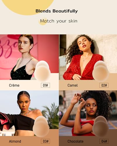 image for Niidor Nipple Covers Stickers Nipple Pasties Lift Adhesive Nipple Cove