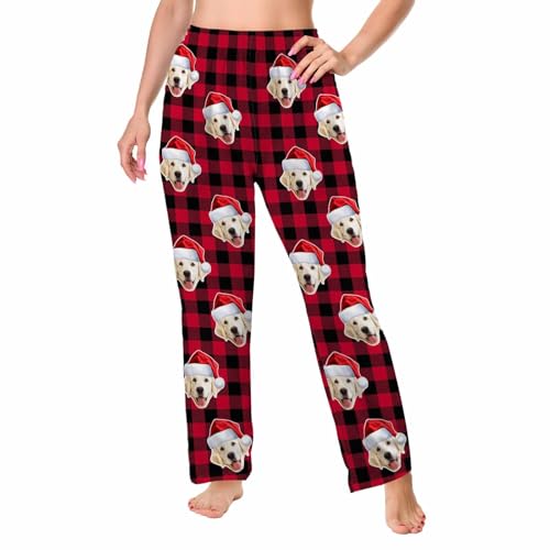 Custom Pajama Pants for Home Enjoyment Personalized Photo Face Printed Pajama Bottoms Sleepwear with Pockets3
