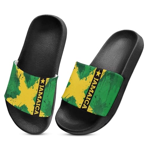 Image of Boy & Girls Slide Sandals Kids Shower Shoes Non Slip Summer Slippers Beach Sandals