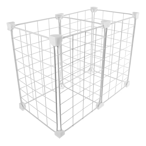 ABOOFAN Organizer per Congelatore Divisore in Filo Metallico, Cestello Portaoggetti in Ferro Robusto, Soluzione di Separazione Multi-Strato per Congelatori a Pozzetto, Stile Casuale