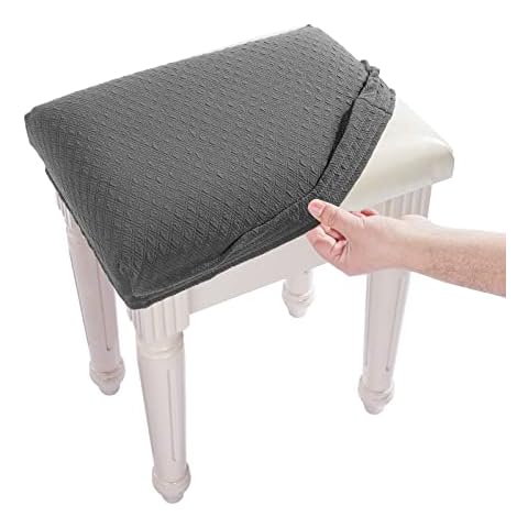 BUYUE Vanity Bench Stool Cover Cover