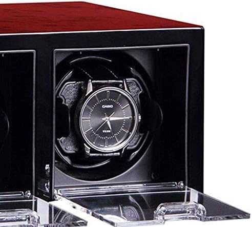 XJBTBA Scatola di avvolgitore per Orologio da Shaker Meccanico, modalità con Moto, oolino 4 Orologi Automatici.