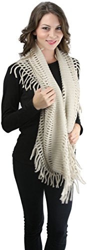 ToBeInStyle Women's Winter Super Warm Chunky Oversized Cozy Knit Scarves3