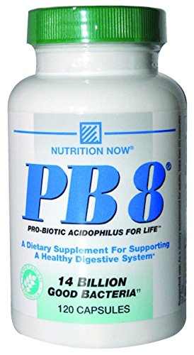 Nutrition Now Pb8 Pro-Biotic Vegetarian Acidophilus - 60 Capsules Per Pack - 3 Packs Per Case.3 #TOP2