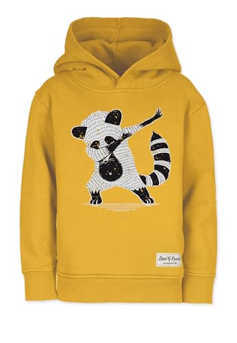 Band of Rascals Kinder Kapuzenpullover Dab aus Bio-Baumwolle Mustard Gr. 158