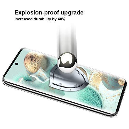 Image of ZARALA Tempered Glass Screen Protector Compatible for (Black) with Edge to Edge Coverage and Easy Installation kit (Samsung galaxy A51)