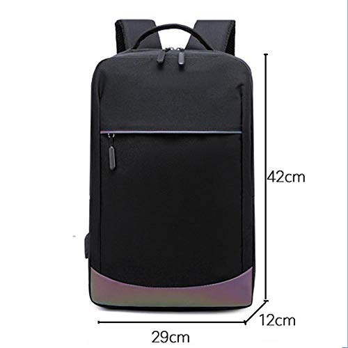 Mochila multifuncional de moda con puerto USB y compartimentos para portátiles de negocios 2