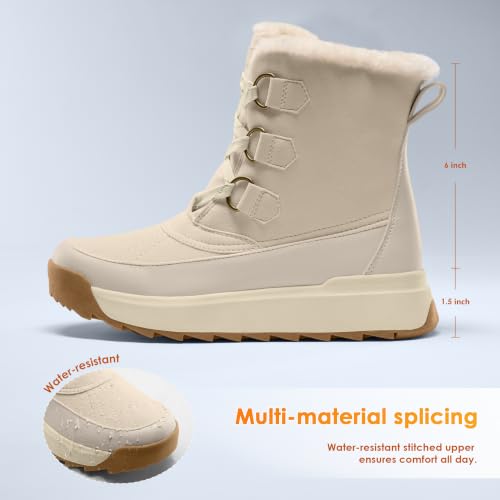 Vilanva Women's Faux-Fur Winter Snow Boots 32.47 w/ Code + 32% Off Code UTPCMKIK - image 5