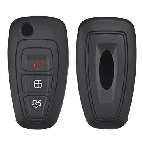 HooRLZ Key Fob Cover Compatible with Ford Transit Focus Fiesta Mondeo Connect Custom Galaxy Kuga MK8