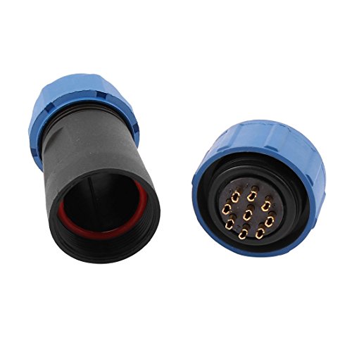Aexit Conector SP2110/S de 9 pines azul y negro miniatura 1