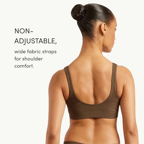 Image of Boody -Seamfree Crop Bra -Seamless Bralette -No Padding, Clips, Fastenings, Wires -Bamboo Viscose -Low-Medium Support Pull-On