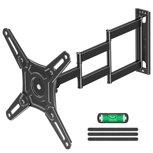 ELIVED Long Arm TV Wall Mount for Most 14-42 Inch tvs & Monitors 21.7 Inch Long Extension TV Mount Swivel and Tilt Full Motion Wall Mount Bracket Fit Max VESA 200x200mm Holds up to 44 lbs.