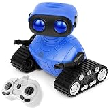 BOMPOW Remote Control Robot Toys, 2.4GHz RC Robots for Kids with Flexible Head & Arms, Dance Moves,