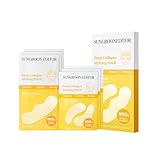 SUNGBOON EDITOR Deep Collagen Melting Patch | Collagen & Glutathione, Hydrating Patch, Firm-Looking Skin for Fine Line Care, Spot Care, Collagen Patches, Eye Area Care Patch, Korean Skincare,1.13 oz