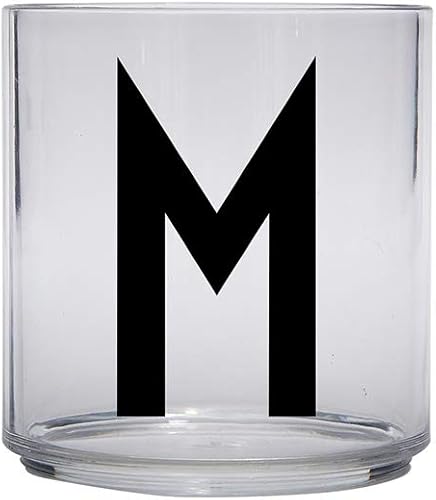 Design Letters Tritan - Vajilla para niños A-Z de 6 onzas  Vidrio para niños diseñado en Dinamarca para la alimentación del bebé  Taza para niños