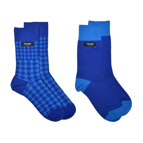 kate spade new york Women's 2-Pack Houndstooth Boot Sock, Soft & Comfortable2