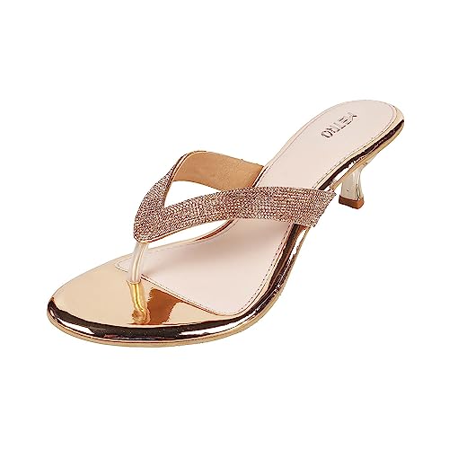 Image of Metro Women Kitten Heel Fashion Sandal