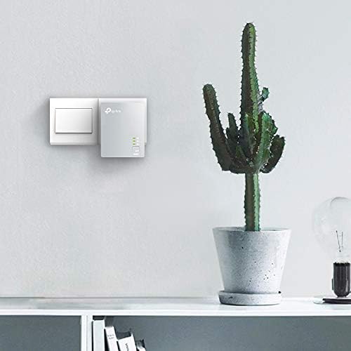 TP-Link TL-PA4010 KIT Powerline adapter (600 Mbit/s Powerline, 1 x 10/100 Mbit/s Ethernet Ethernet, energooszczędny, kompatybilny ze wszystkimi popularnymi adapterami Powerline) biały
