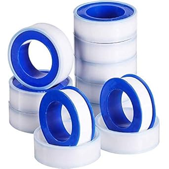 Corbon Teflon Tape for Plumbing and Water Leak (12 mmx10 Meter) Pack Of 50