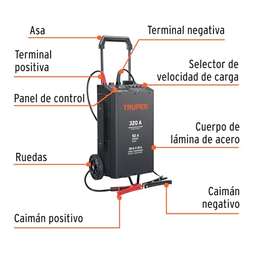 Cargador de baterías Truper 11 Imagen adicional